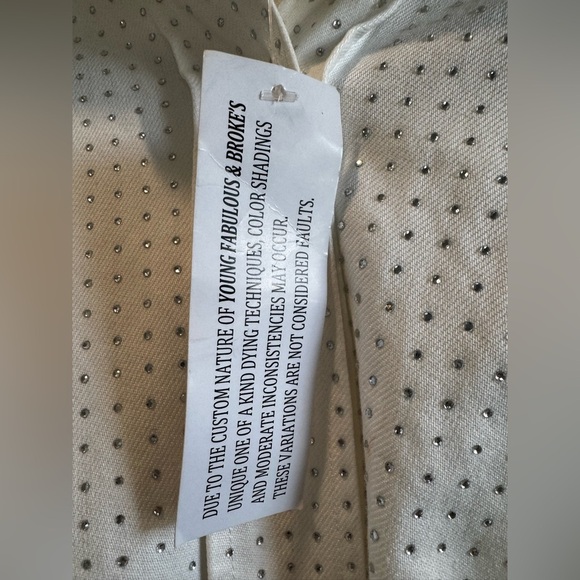 Young Fabulous & Broke Twisted Front Blouse Oversized S - Picture 5 of 7